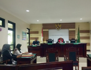 Suasana Sidang Praperadilan di PN Bangil (BM)