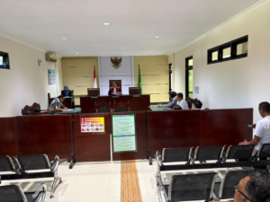 Suasana Sidang Praperadilan di PN Bangil Judol (BM)